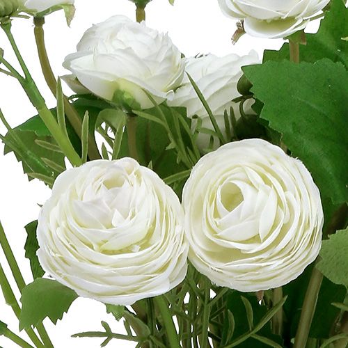 Floristik24 Kytice Ranunculus bílá 42cm