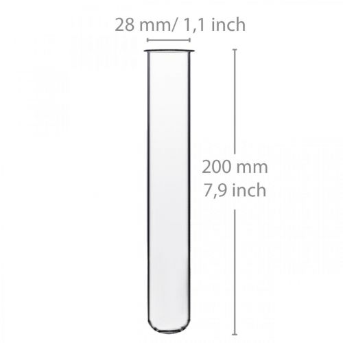 položky Zkumavka 200 mm × 27 mm