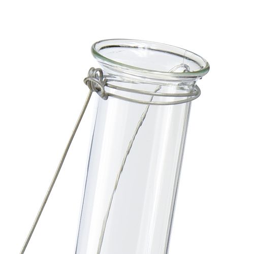 položky Dekorativní sklenice zkumavky na závěsnou minivázu Ø2,4cm V22,5cm