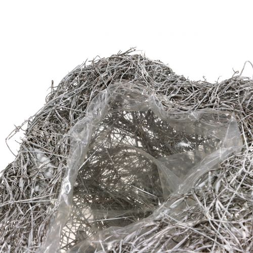 Vinné srdce na výsadbu bílé prané 35cm x 23cm 1ks | Floristik24.cz