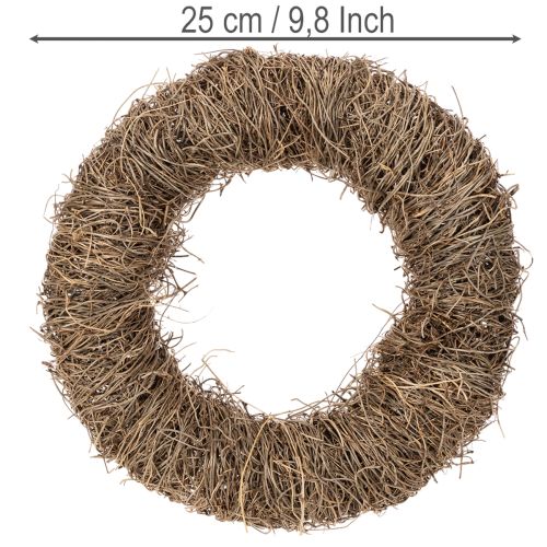 Věnec z vinné révy, prsten 25 cm, pro tvoření a zdobení