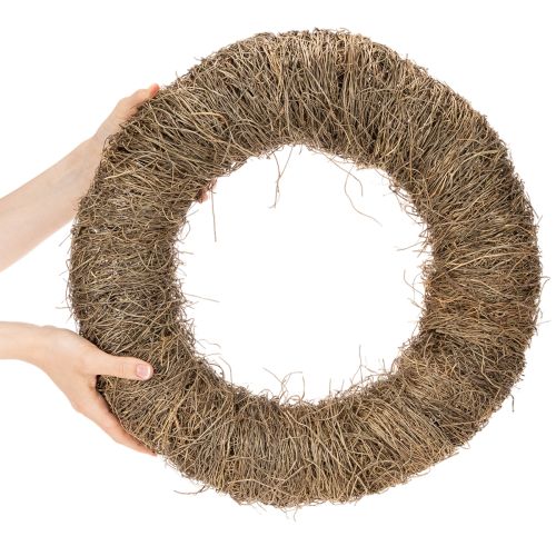 Věnec z vinné révy, neošetřený, kulatý, přírodní věnec k tvoření, 45 cm | Floristik24.cz