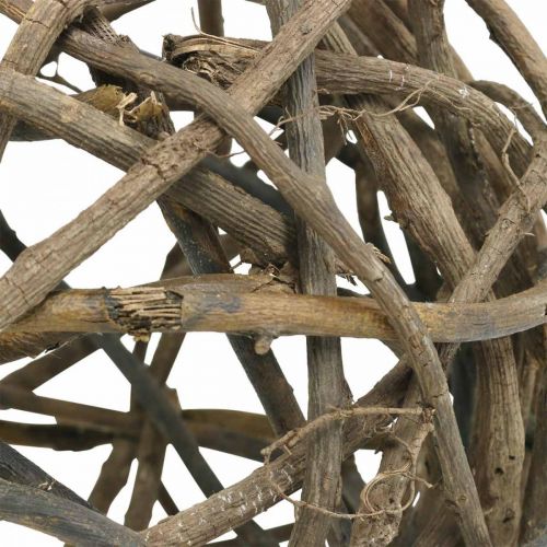 Floristik24 Ozdobná koule vinná réva přírodní tmavá Ø25cm