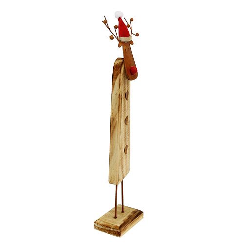 Floristik24 Sob s kloboukem dřevo příroda 32cm