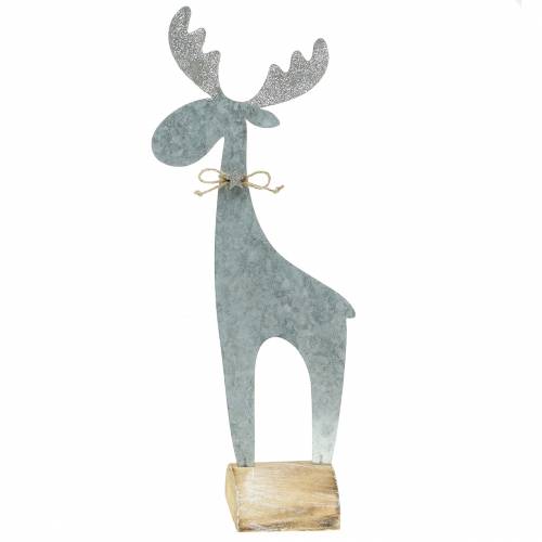 Floristik24 Sobí stříbrné třpytky 42cm x 16,5cm