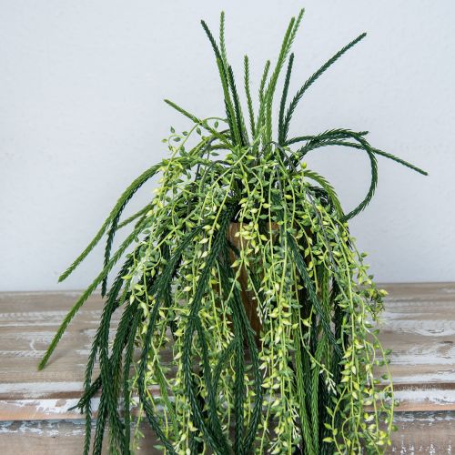 položky Rhipsalis umělý korálový kaktusový závěsný koš H87cm