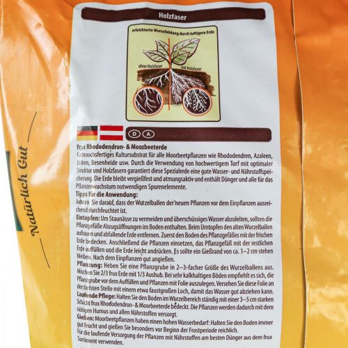 položky FRUX zemina rododendronová zemina a vřesovištní zemina 18l