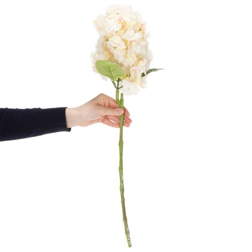 položky Umělý květ hortenzie, vysoká kvalita, pro dekorativní obytné prostory, 62 cm