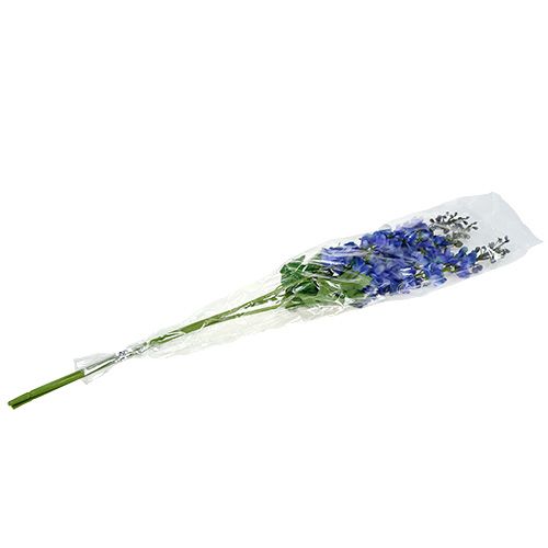 Floristik24 Larkspur modrý 78cm 3ks