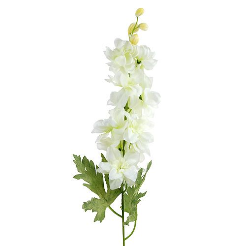 Floristik24 Larkspur bílý L60cm