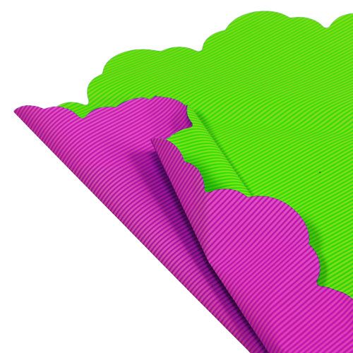 Rondella Ø48cm dvoubarevná růžovo-zelená 50p