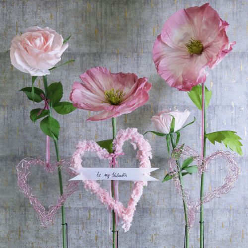 položky Umělá růže, obří květina pro dekoraci obytných prostor a svateb, 92 cm