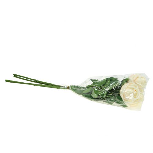 Floristik24 Růže v růžové 65cm 4ks