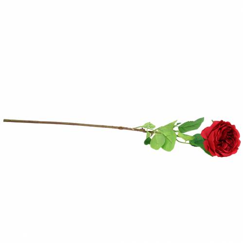 Floristik24 Růže umělá květina červená 72cm