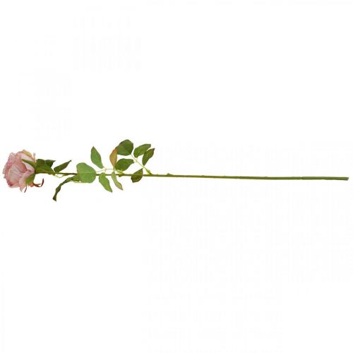 Floristik24 Deco růže růžová, květinová dekorace, umělá růže L74cm Ø7cm