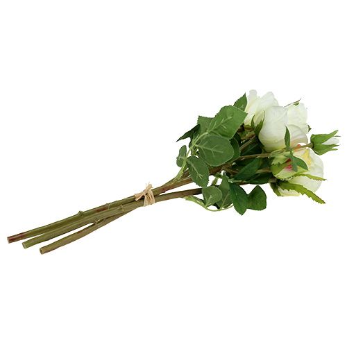 Floristik24 Krémová kytice růží 40cm