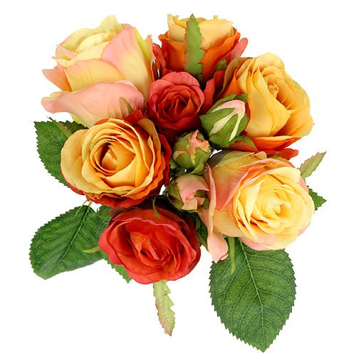 položky Kytice z oranžových růží Ø17cm L25cm