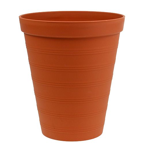 položky Hrnec na růže plastový 19cm terakota 1 ks