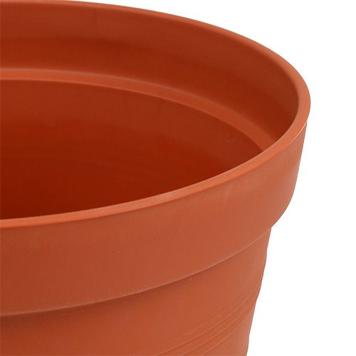 položky Hrnec na růže plastový 19cm terakota 1 ks