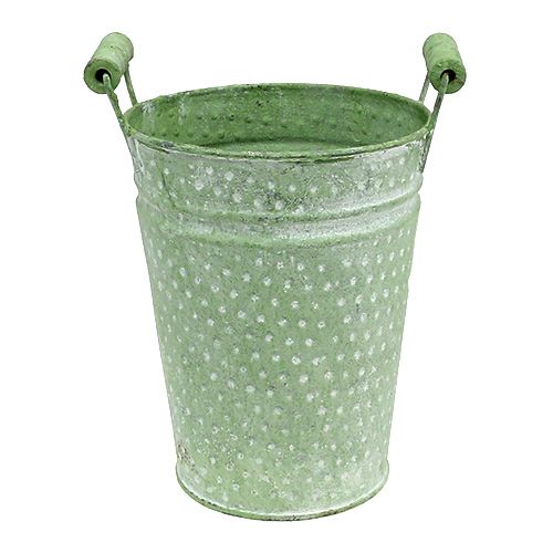 Hrnec na růže s uchy Ø14,5cm H19cm zelený | Floristik24.cz