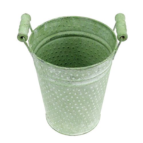 Hrnec na růže s uchy Ø14,5cm H19cm zelený | Floristik24.cz