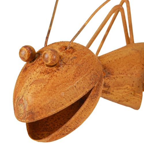 Floristik24 Rez Dekorace Ant Kovová Dekorace Rez Figura Zahrada 21,5cm