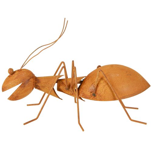 Floristik24 Rez Dekorace Ant Kovová Dekorace Rez Figura Zahrada 21,5cm