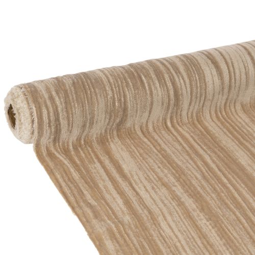 Ubrus ze sametové stuhy, drcený samet 25 cm 2 m