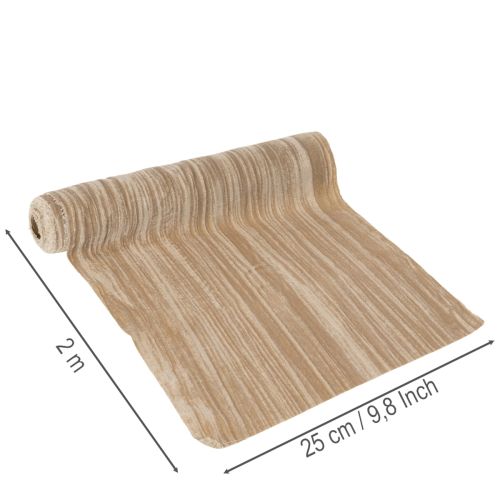 Ubrus ze sametové stuhy, drcený samet 25 cm 2 m | Floristik24.cz