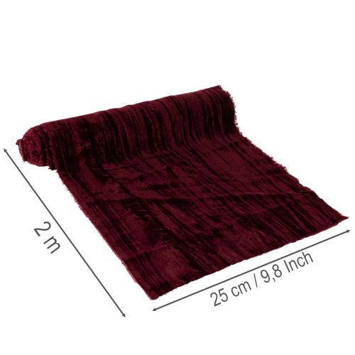 Ubrus ze sametové stuhy na dekoraci a tvoření 25 cm 2 m | Floristik24.cz