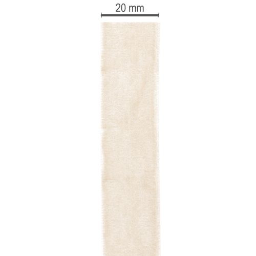 Dárková stuha, sametová stuha pro kreativní balení, 20 mm x 10 m | Floristik24.cz