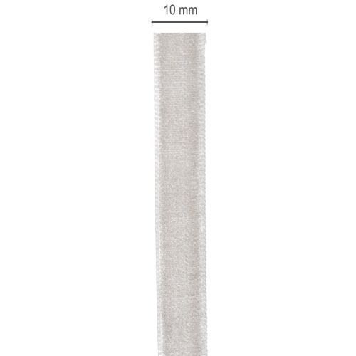 Sametová stuha, ozdobná stuha na roli pro kreativní dekorace, šířka 10 mm, délka 20 m | Floristik24.cz