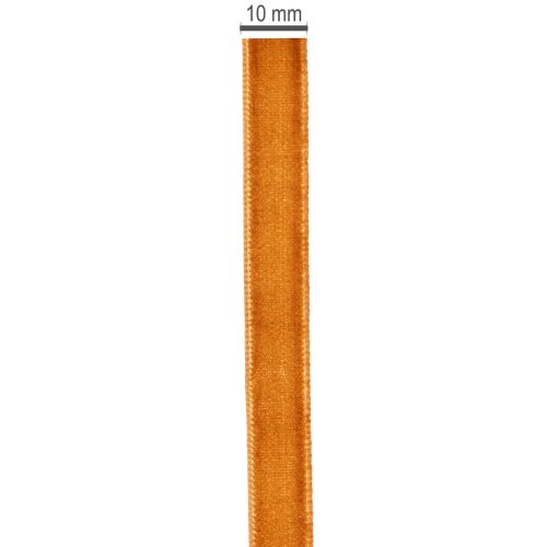 Dekorativní sametová stuha na zdobení, na roli, šířka 10 mm, délka 20 m | Floristik24.cz