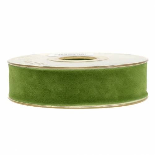 položky Sametová stuha zelená 25mm 7m