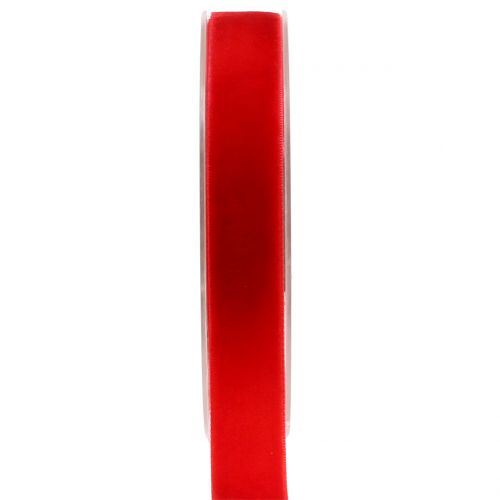 Floristik24 Sametová stuha červená 20mm 10m