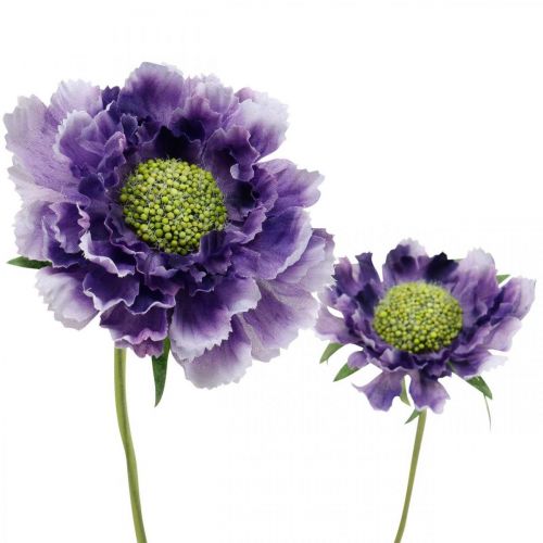 Umělá květina svrabová fialová H64cm svazek se 3ks