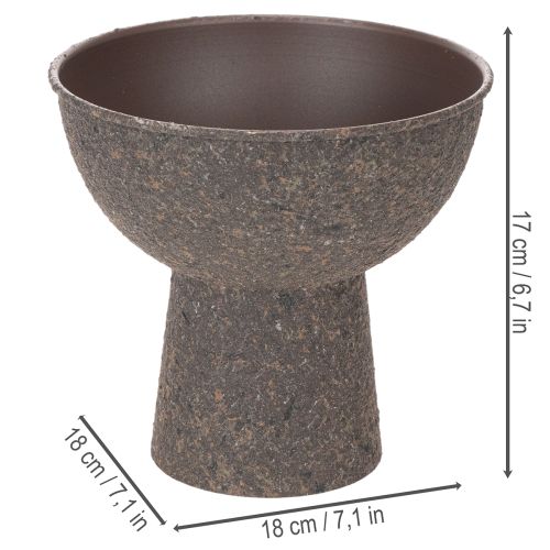 Kulatá miska na rostliny se dnem, 18 cm | Floristik24.cz