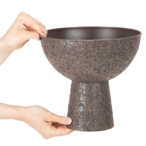 Kulatý květináč na stojanu, moderní květináč, 25 cm | Floristik24.cz