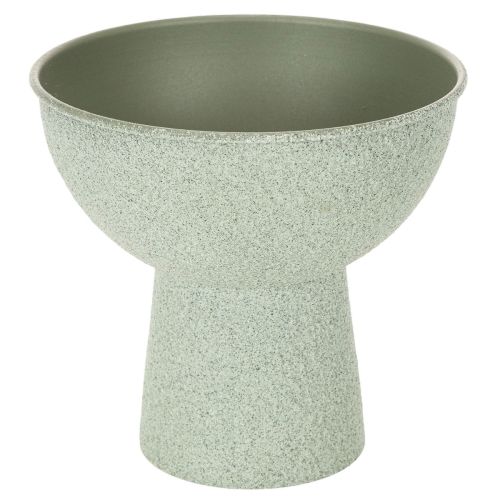 Moderní kulatý květináč na vysokém podstavci, 18 cm