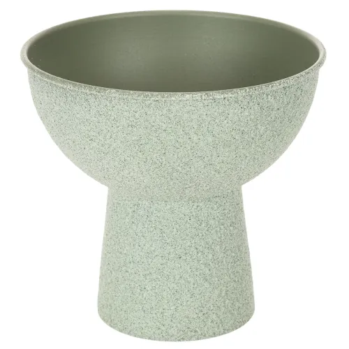 Moderní kulatý květináč na vysokém podstavci, 18 cm