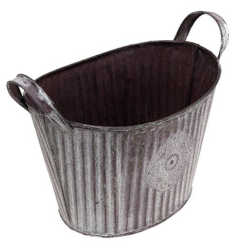 Floristik24 Mísa oválná 22cm x 16cm H15cm fialová