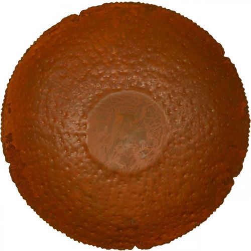 položky Dekorativní mísa kovová dekorativní mísa vzhled patiny Ø30cm V8,5cm