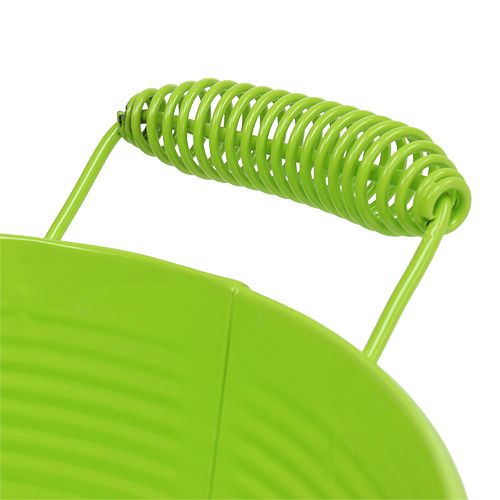 Floristik24 Mísa kulatá jablkově zelená Ø22cm V9,5cm
