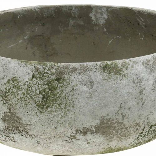 Floristik24 Květinová mísa starožitného vzhledu patina Ø32cm V14cm