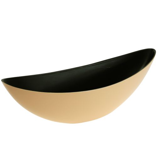 položky Miska oválná rostlinná loď žlutá 38,5cmx12,5cmx13cm