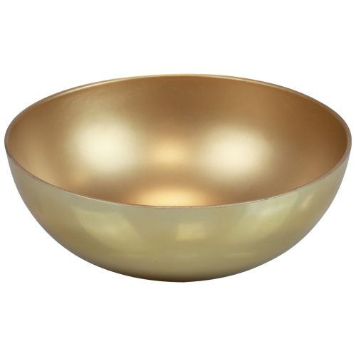 položky Dekorativní miska zlatá miska plast matný lesk Ø20cm V7cm