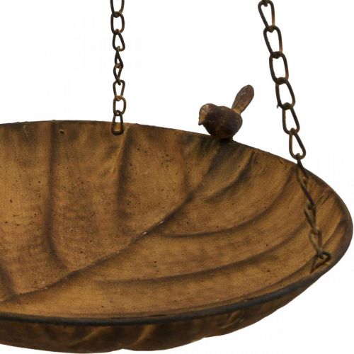 položky Dekorativní miska na zavěšení zahradní dekorace rez vzhled Ø31cm L62cm