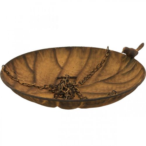 položky Dekorativní miska na zavěšení zahradní dekorace rez vzhled Ø31cm L62cm