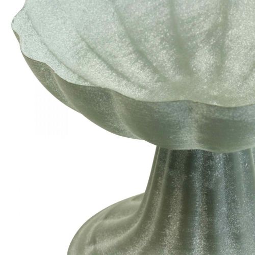 Floristik24 Dekorativní mísa s nohou kovová mísa vintage H12cm Ø17cm