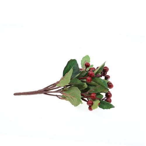 Floristik24 Mock berry Bush uměle červený se 7 větvemi
